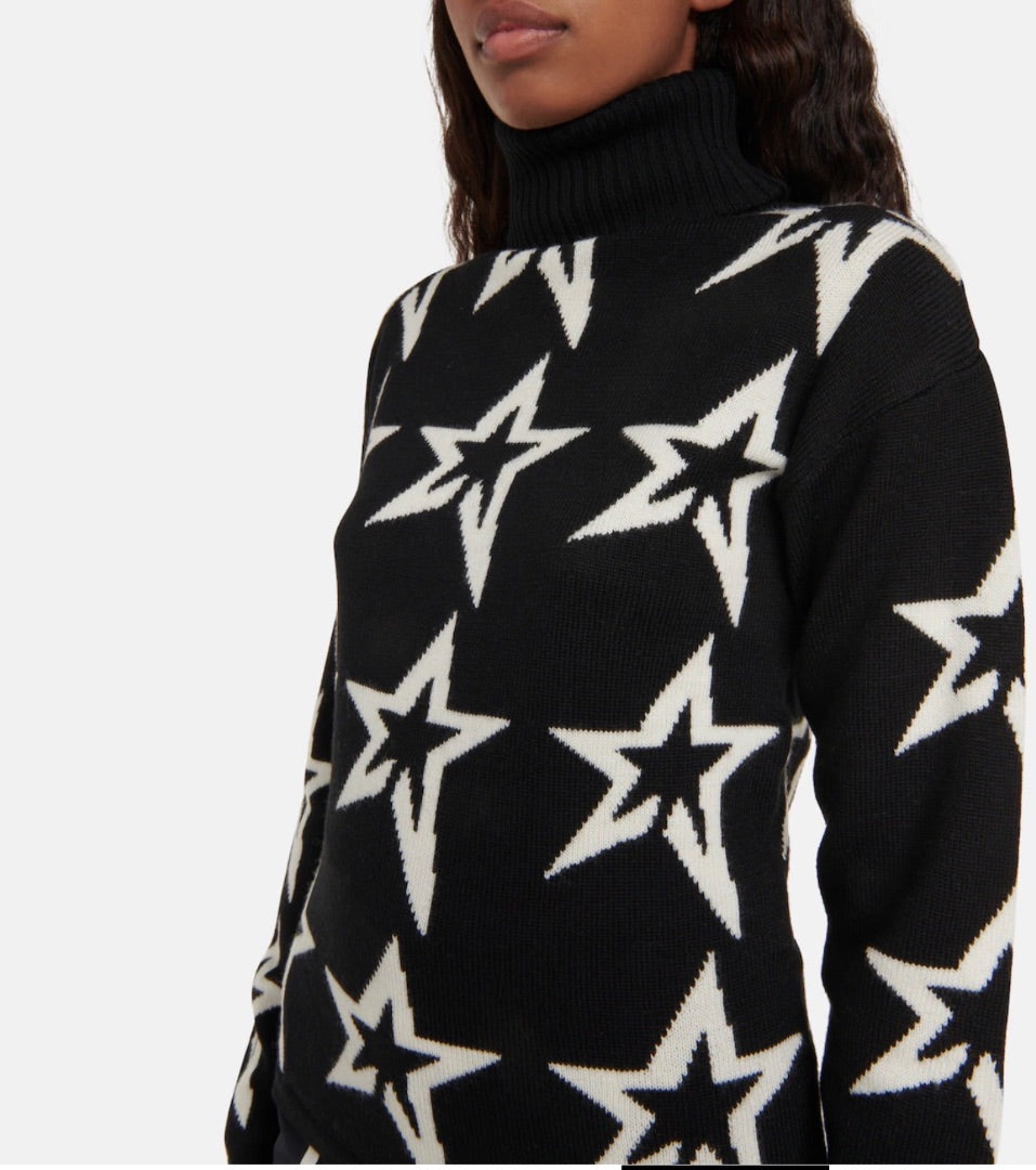 Perfect Moment Star Dust Wool Turtleneck Sweater