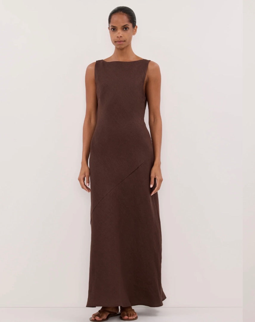Diish Long Linen Dress