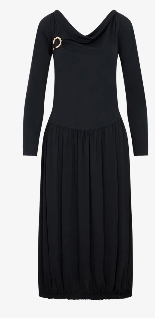 Lanvin Long sleeve draped Dress