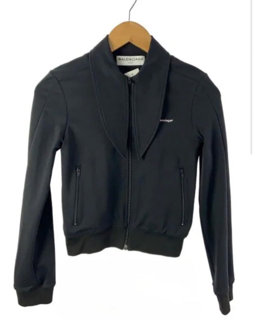 Balenciaga Track jacket with pointed collar