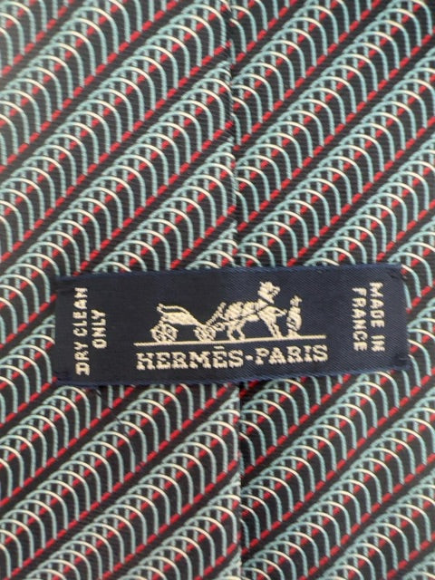Hermes Silk Tie