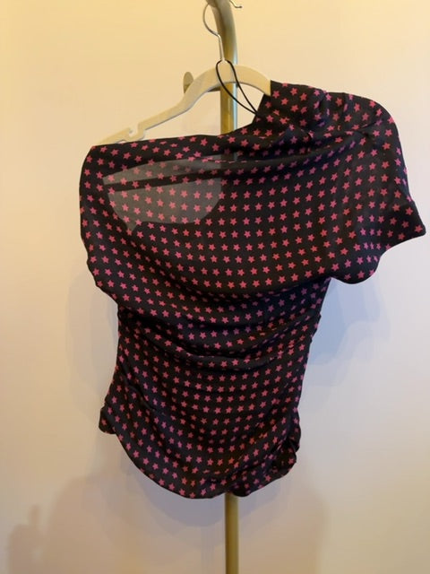 Saint Laurent Blouse- one shoulder