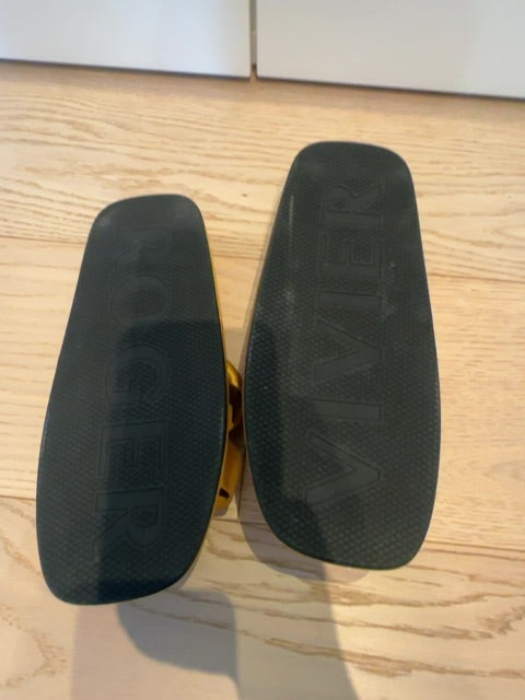Roger Vivier Satin slides with rhinestone