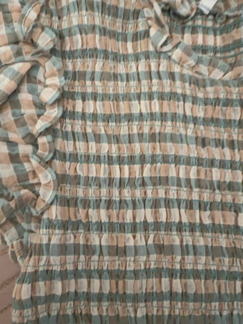 Veronica Beard CiCi smocked gingham dress