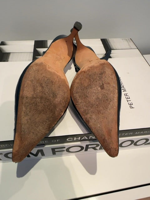 Manolo Blahnik Sling back Heels