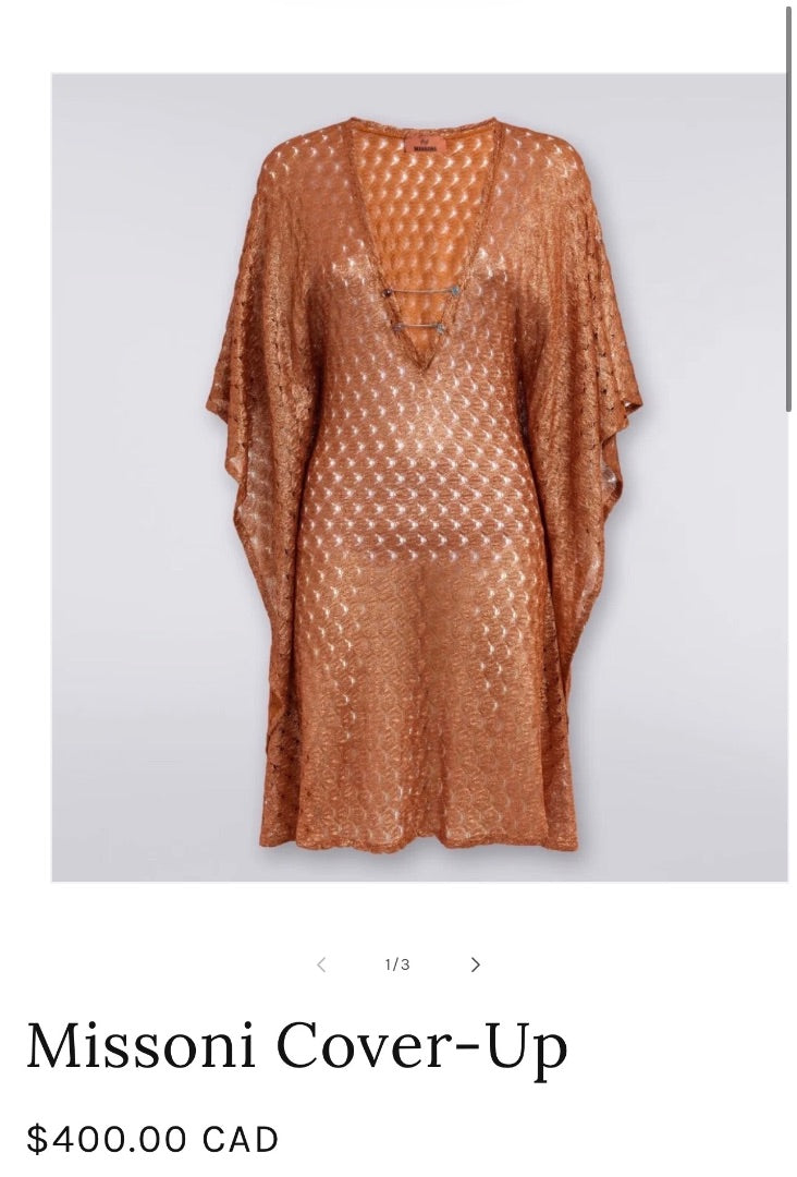 Missoni Cover up