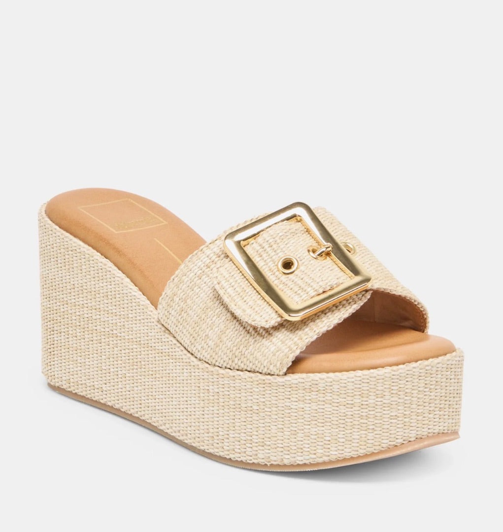 Dolce Vita Jillian Raffia Wedges