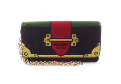 Prada Velvet Wallet on chain
