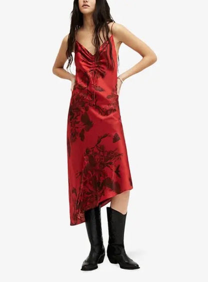 All Saints Alexia Floral Print Dress