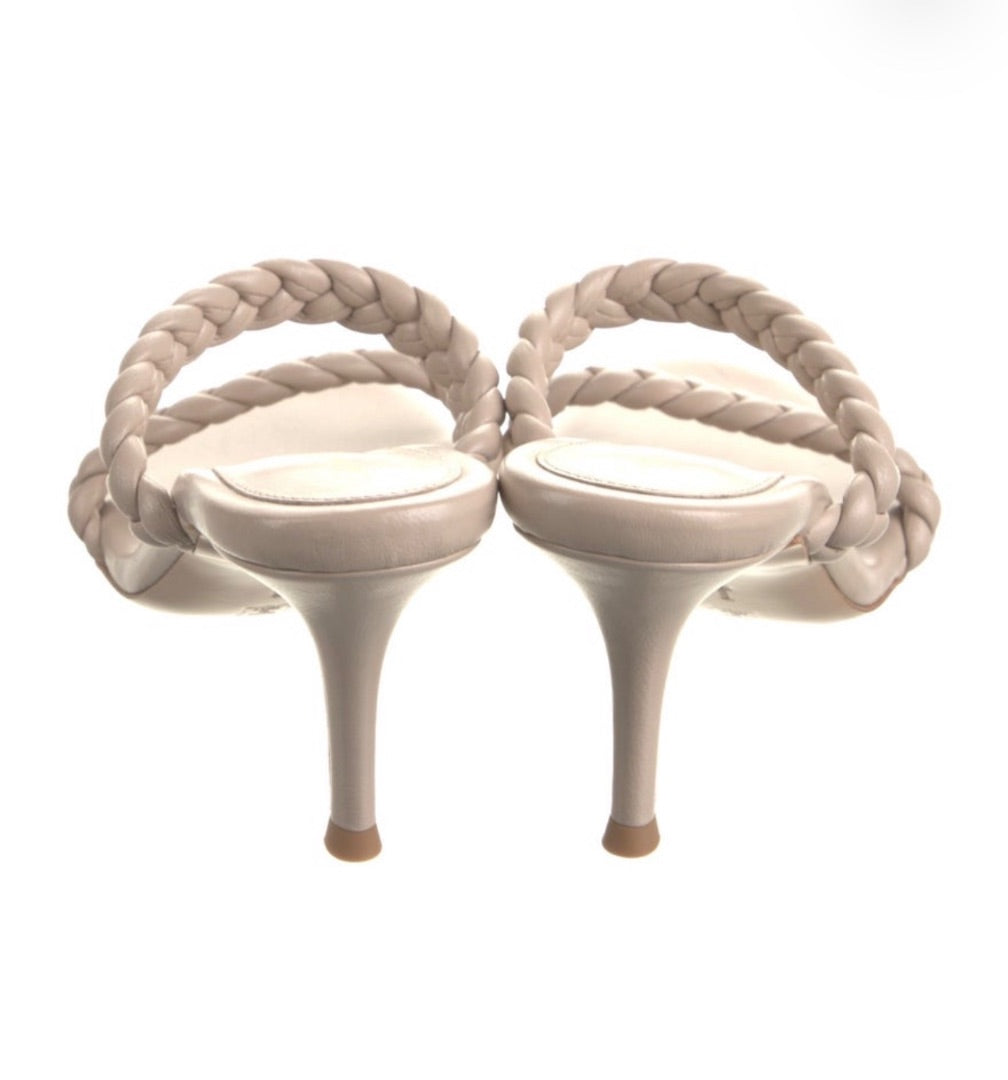 Gianvito Rossi Leather Braided sandals