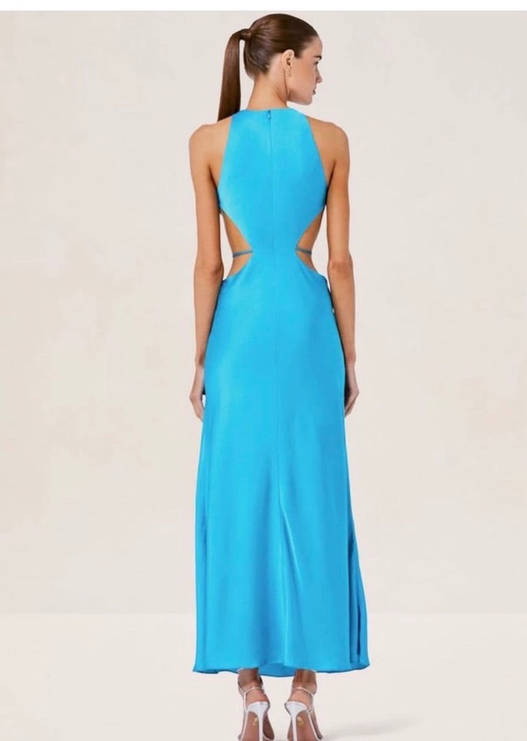 Alexis Luna Long Satin Dress