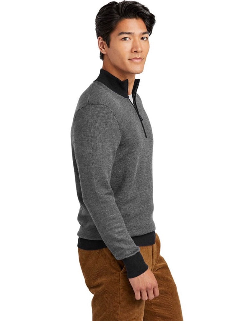 Brooks Brothers Men’s Quarter zip two tone