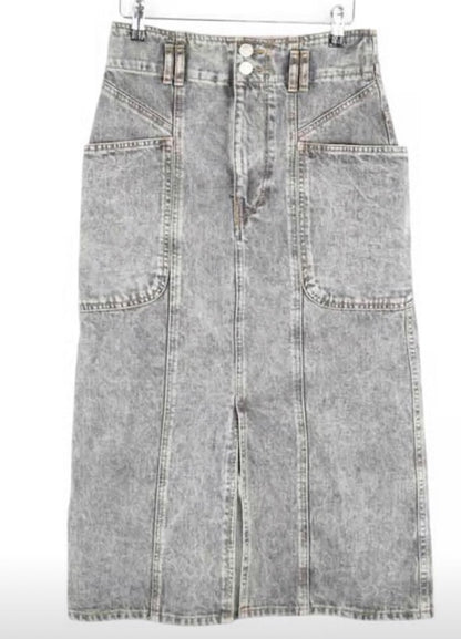 Isabel Marant Toria Denim Midi Skirt