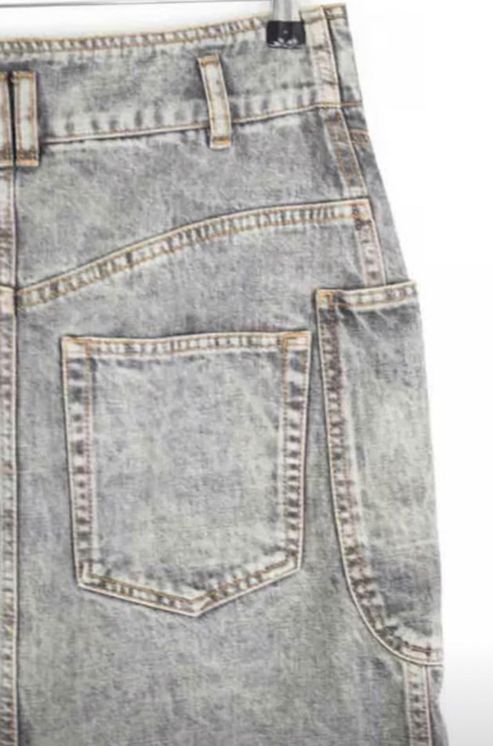 Isabel Marant Toria Denim Midi Skirt