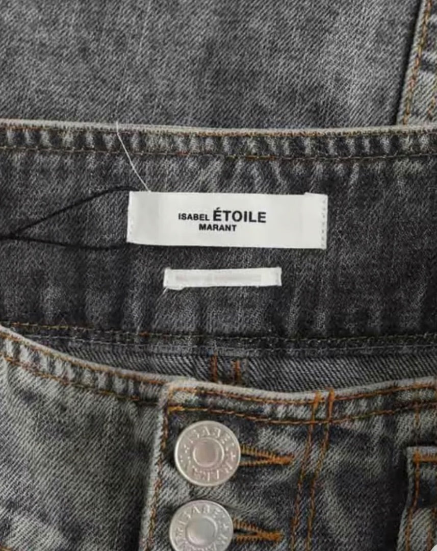 Isabel Marant Toria Denim Midi Skirt