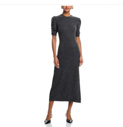 Frame Cashmere Long Sleeve Sweater Dress