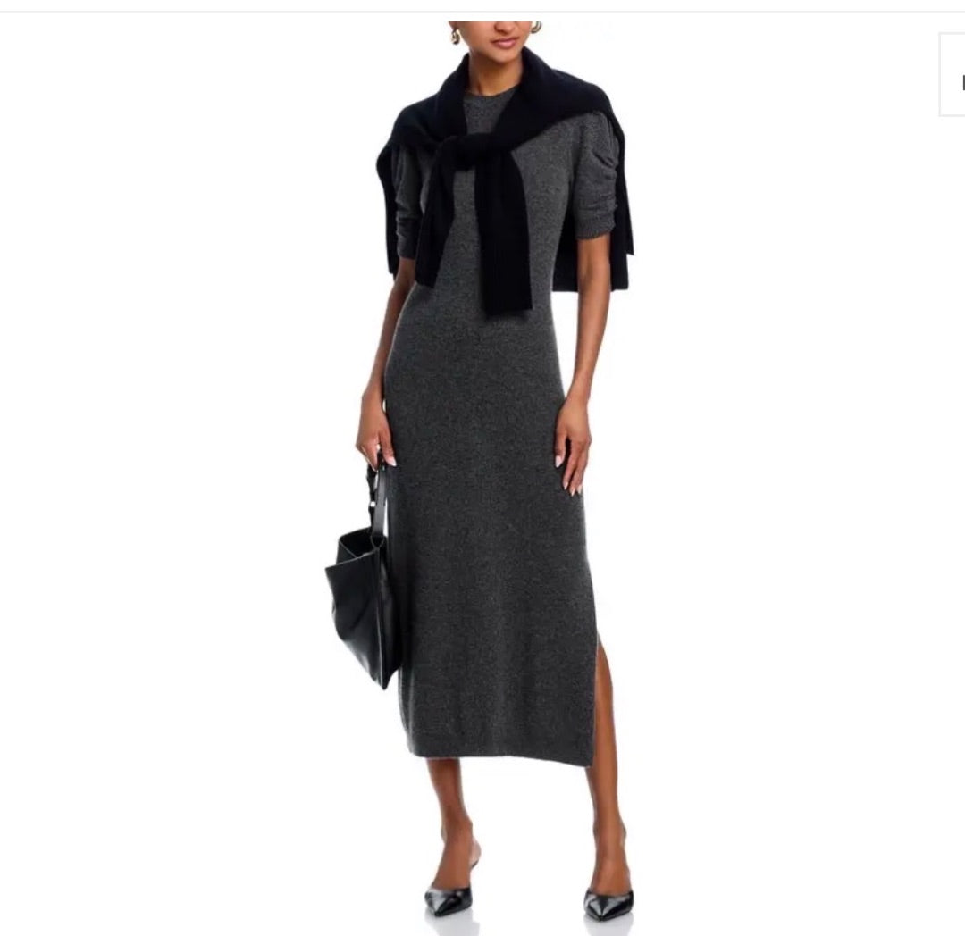 Frame Cashmere Long Sleeve Sweater Dress