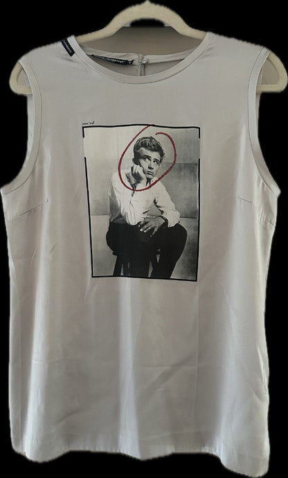 Dolce & Gabbana Silk Sleeveless Tshirt