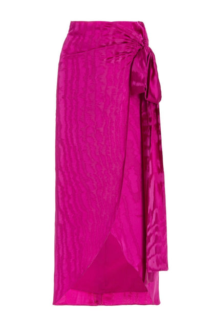 Silvia Tcherassi Bonnan  Jacquard Midi Wrap Skirt