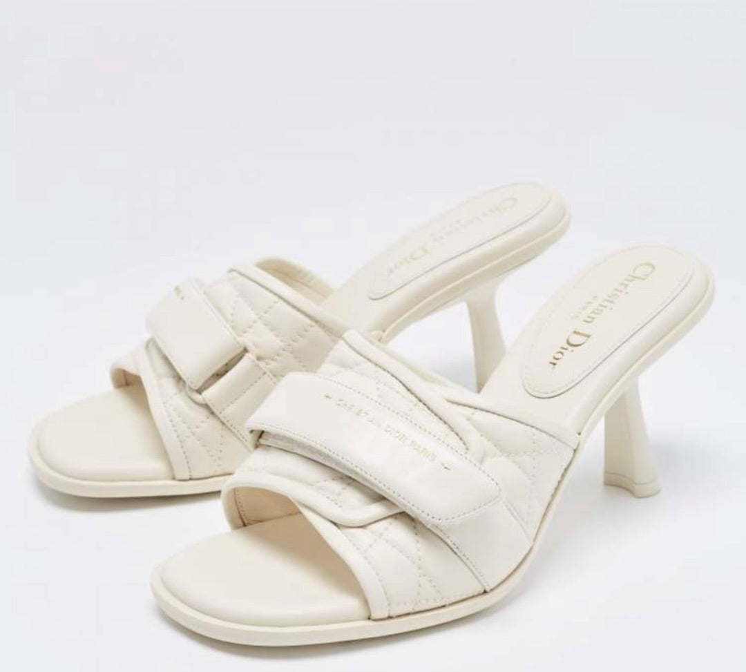 Christian Dior Quilted Leather Diorevolution Slide Sandals