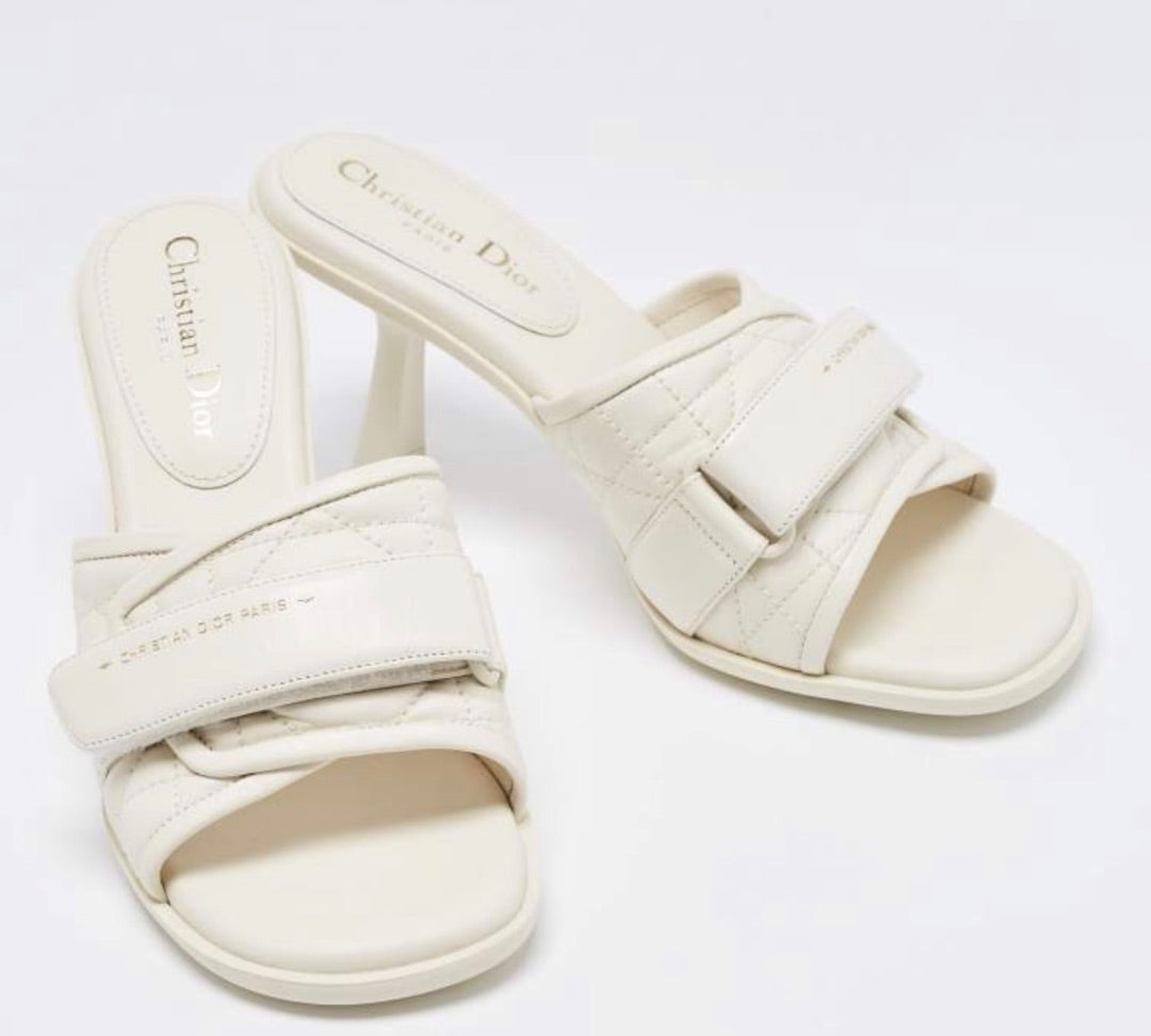 Christian Dior Quilted Leather Diorevolution Slide Sandals
