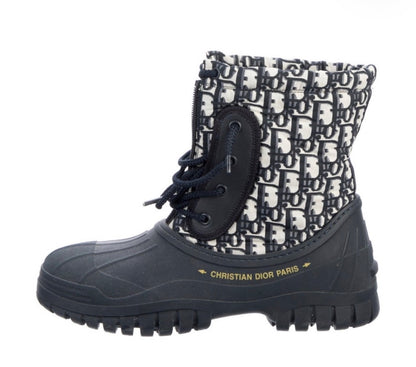 Christian Dior Logo Snow Boots