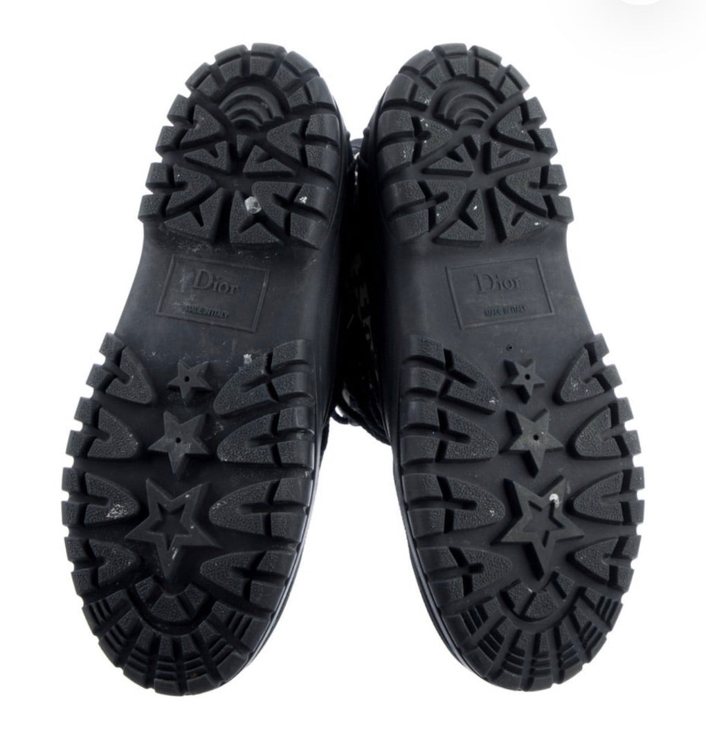 Christian Dior Logo Snow Boots