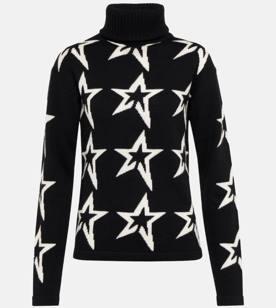 Perfect Moment Star Dust Wool Turtleneck Sweater