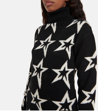 Perfect Moment Star Dust Wool Turtleneck Sweater
