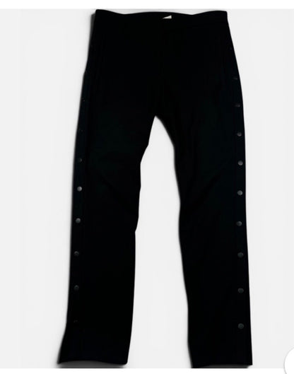 Tibi Side Snap Button Slim Ankle Trousers