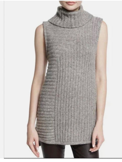 Theory Sleeveless Turtleneck Sweater