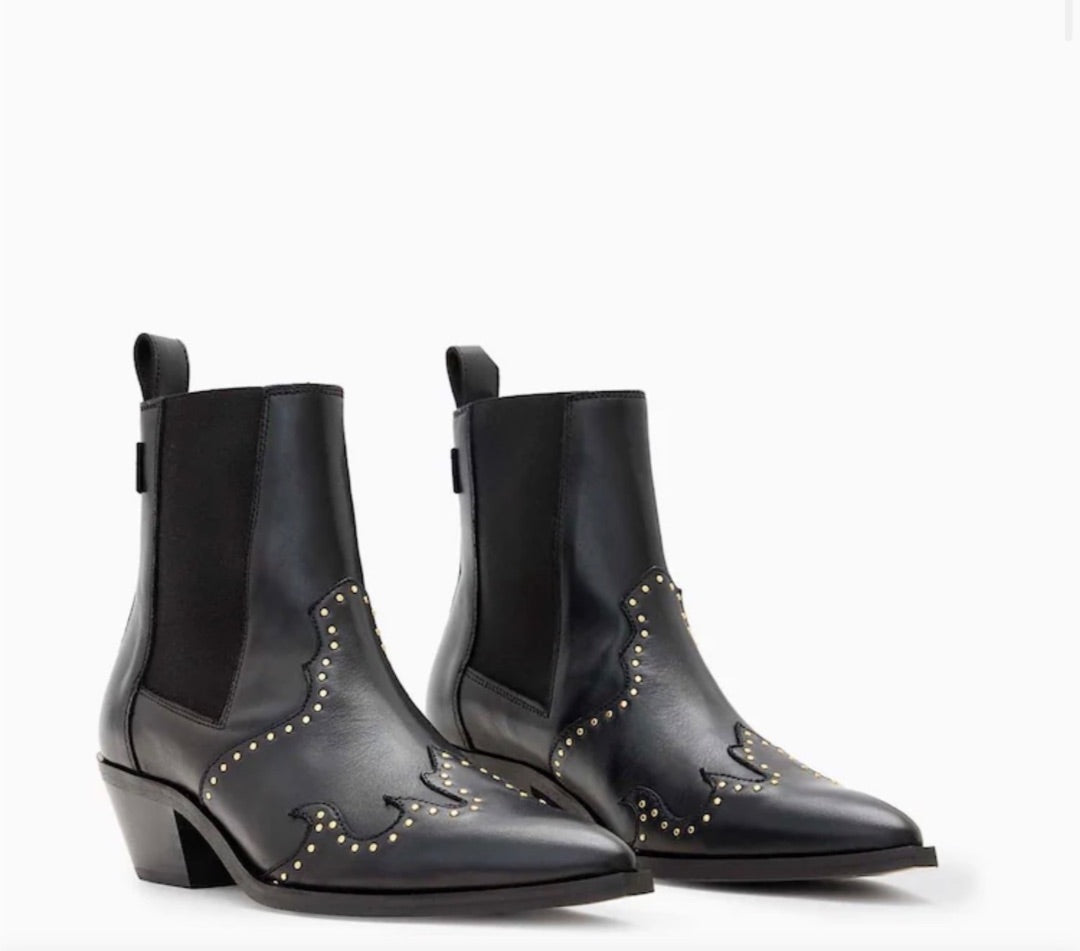 All Saints Denver Stud Boots