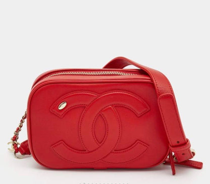 Chanel CC Mania Waist Bag crafted from lambskin leather
