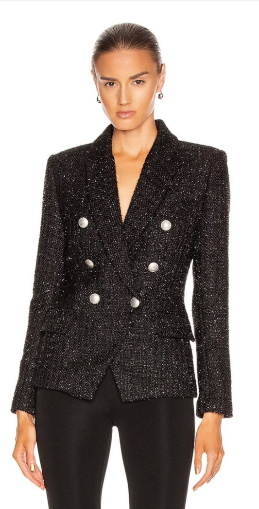 L’agence Metallic Kenzie Blazer