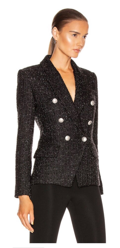 L’agence Metallic Kenzie Blazer