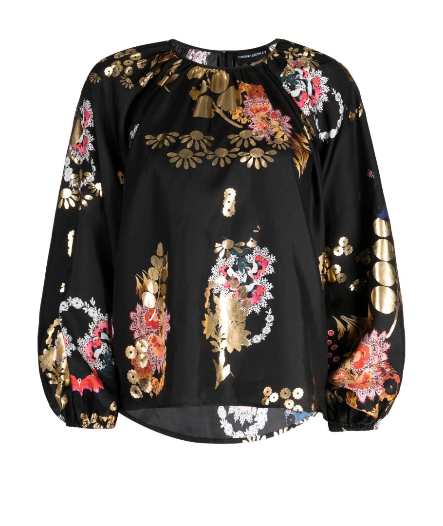 Cynthia Rowley Alice Silk Blouse