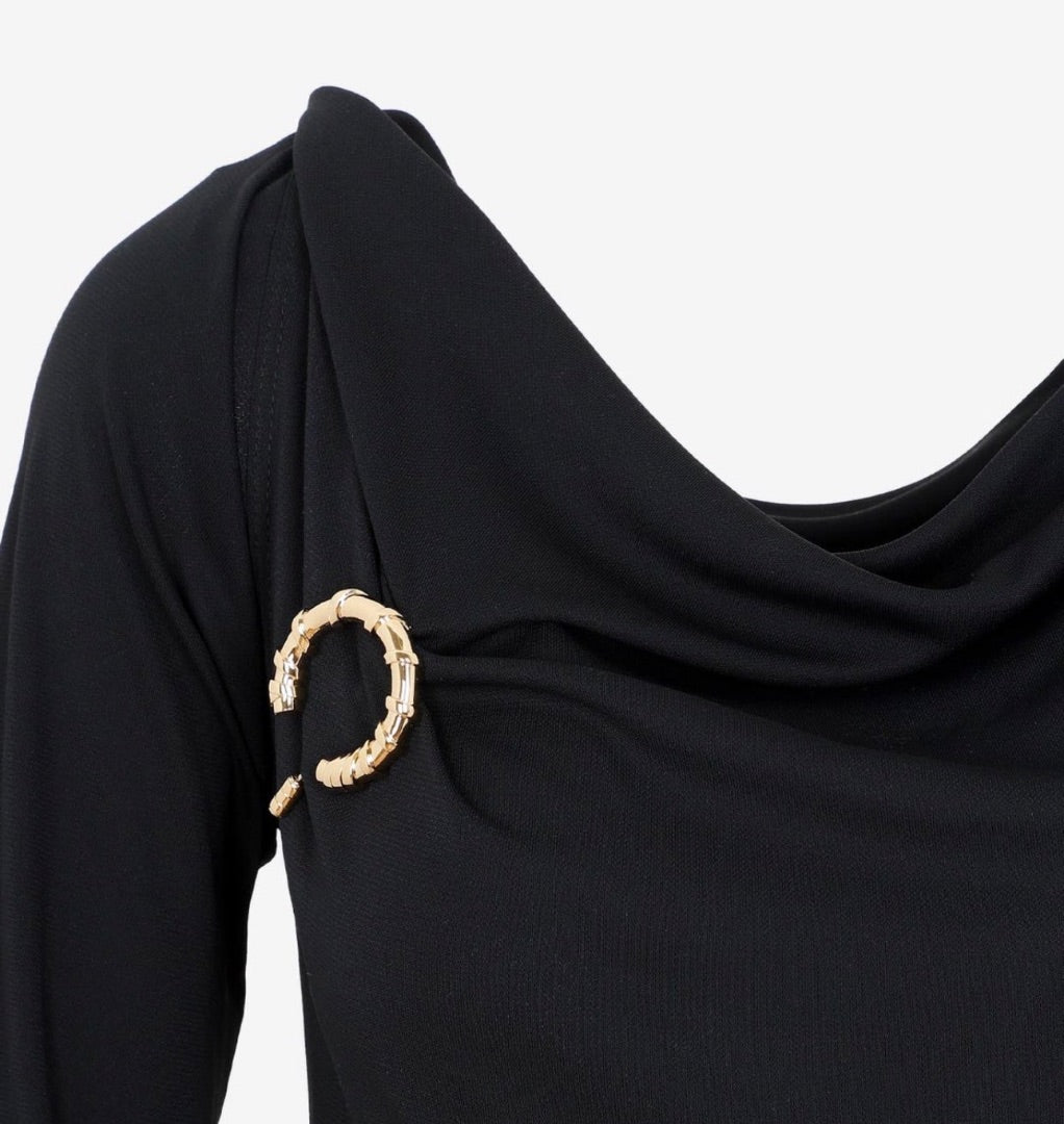 Lanvin Long sleeve draped Dress