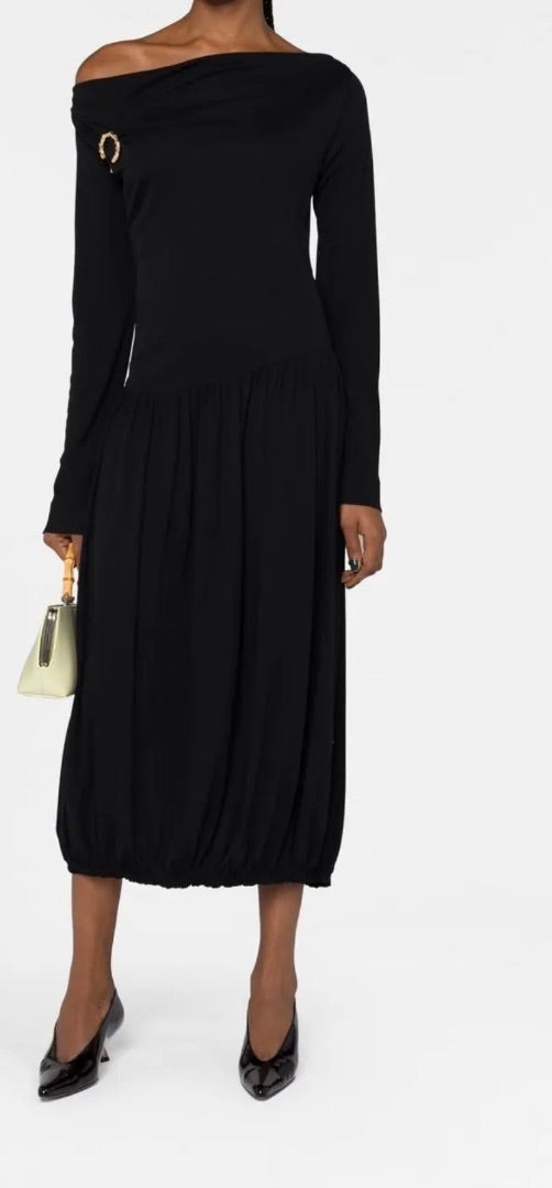 Lanvin Long sleeve draped Dress