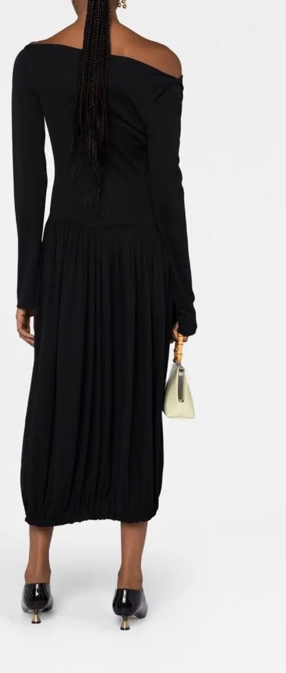 Lanvin Long sleeve draped Dress