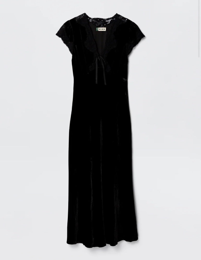 Rixo Amari Velvet Dress