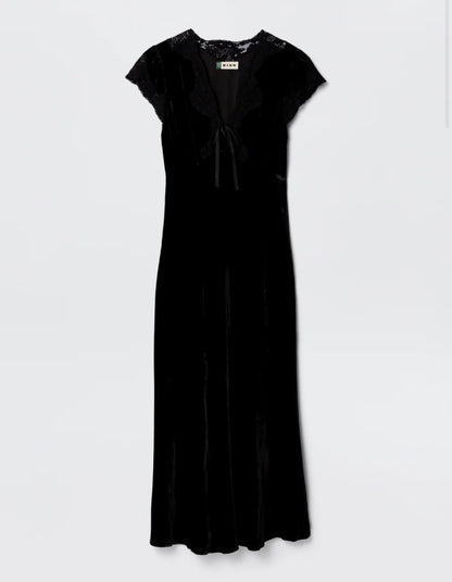 Rixo Amari Velvet Dress