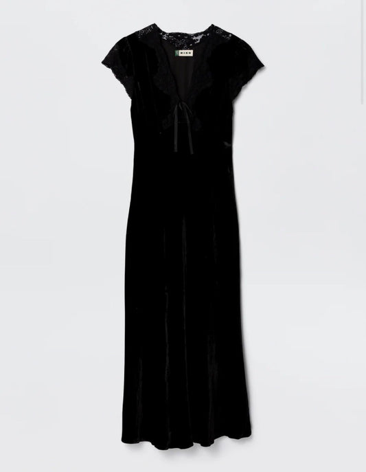 Rixo Amari Velvet Dress