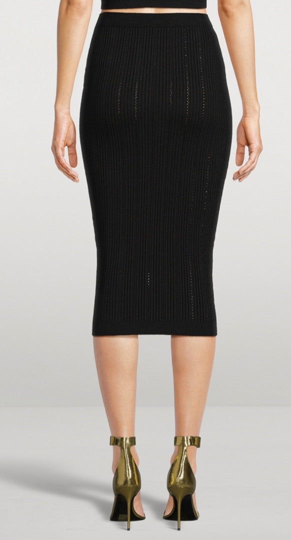 Balmain Knit Pencil Skirt