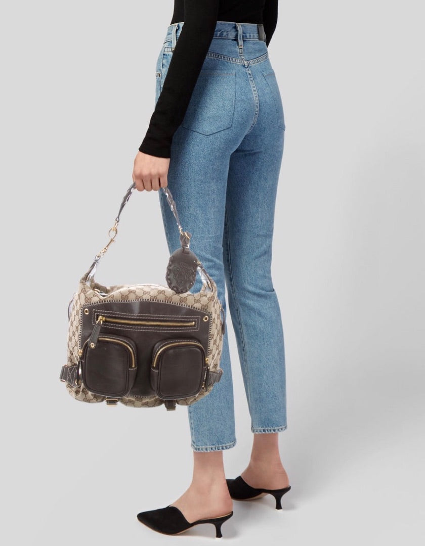 Gucci Monogram Medium Darwin Convertible Backpack