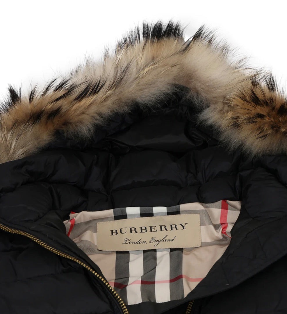 Burberry Long Hooded Puffer with Hood
