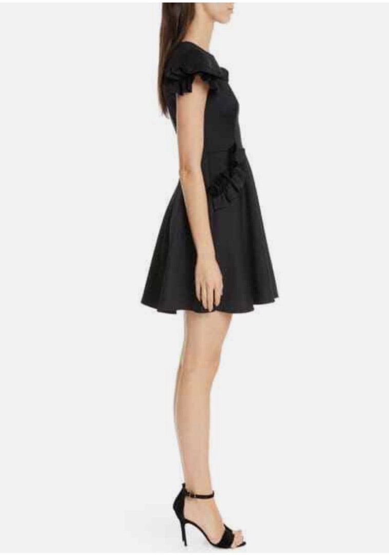 Ted Baker Ruffle detail skater dress