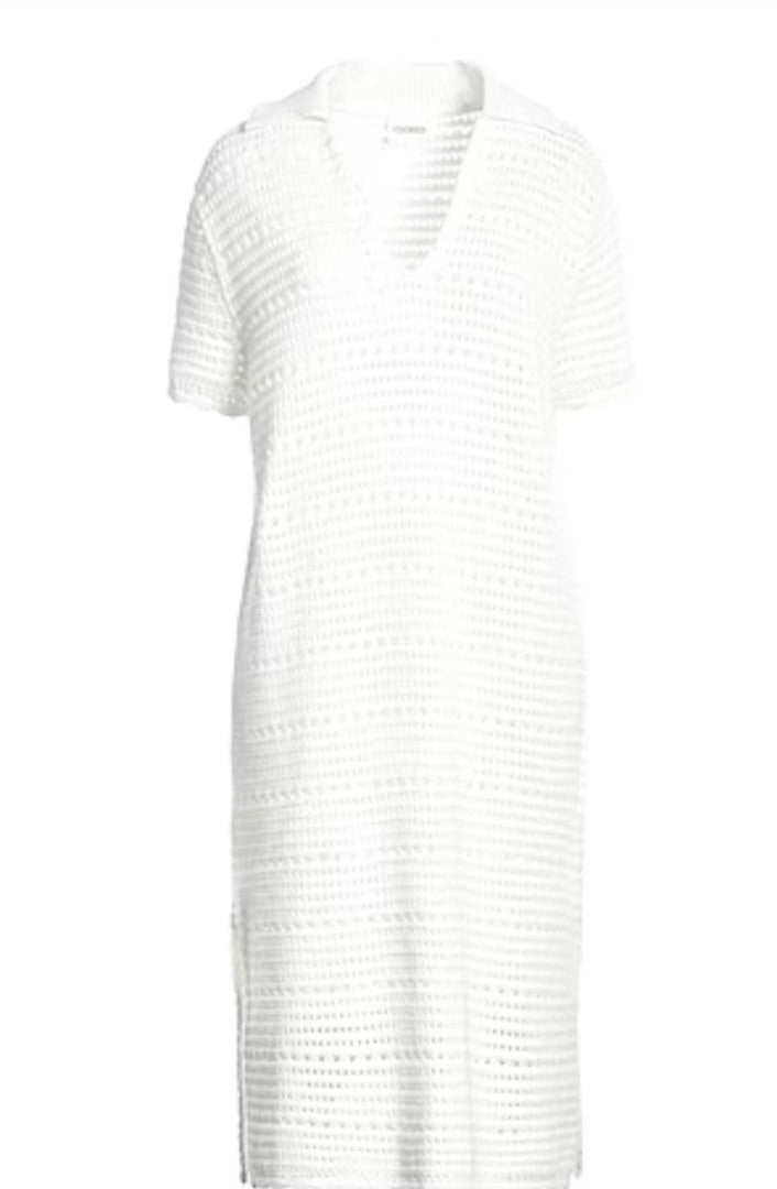 Closed Crochet Midi Dress