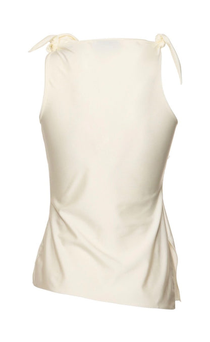 Coperni Asymmetric stretch jersey top