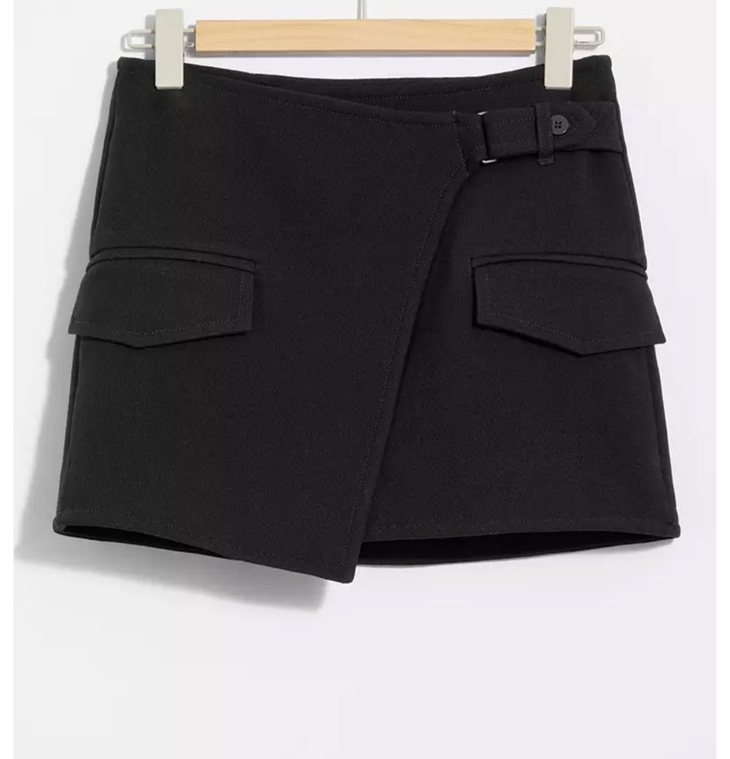& Other Stories Wool Wrap Skirt