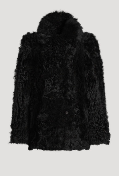 Hiso Teddy Shearling Reversible Coat